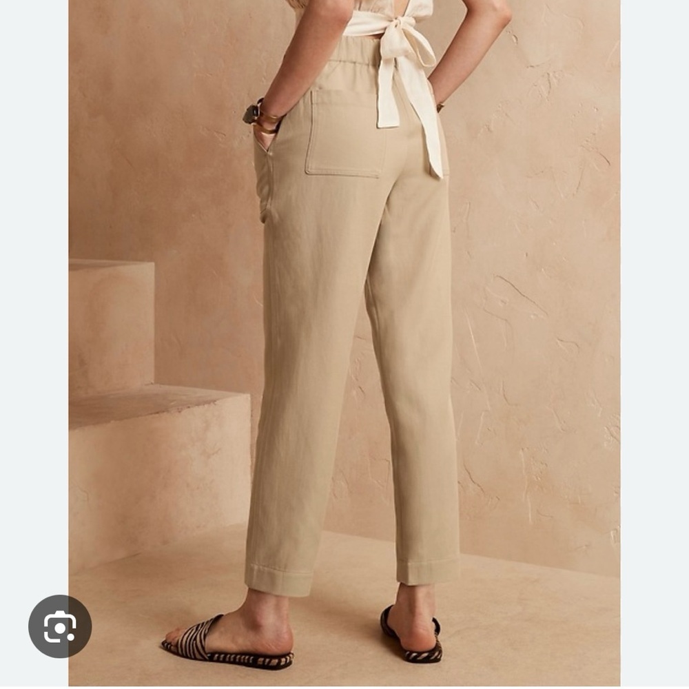 BR cotton linen pants